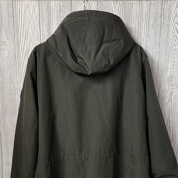Levi's Arctic Hooded Fleece Lined Four Pocket Parka Jacket Green Mens Size XL - Picture 7 of 13